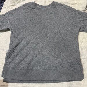 Old Navy Quilted Sweatshirt with Side Slits